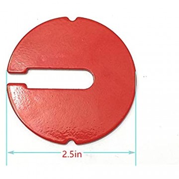 Tischeinsätze (3 Stück) für 35 6 cm Bandsägen oder Dekupiersägen (Durchmesser: 6 3 cm Stärke: 0 3 cm).