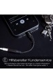 Auxlight AUX Adapter Premium Kabel für iPhone auf 3 5mm Kopfhörer Telefonieren & Musik 3.5mm Klinke Anschluss Audio Adapter für iPhone 12 11 Pro Max X XS XR 8 8 Plus 7 7 Plus iOS 143