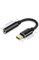 BabyElf USB C Klinke Adapter USB C 3.5mm kopfhörer Adapter kompatibel mit Samsung S20/S20 Plus/Note20/Note10 Huawei P40 Mate 30/20/10 Pro Pixel 4/3 OnePlus 8/7