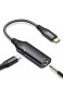 ESR 2-in-1 USB C Kopfhörer Adapter Nylonkabel mit Ladebuchse Schnellladen unterstützt Typ-C auf 3.5 mm Audio Adapter kompatibel mit Galaxy S20/S10/Note 10 iPad Pro 2018 und mehr.