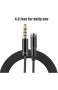 Klinke Verlängerung (1.5m) ARCHEER Kopfhörer Aux Verlängerung Stereo Kabel TRRS Audio Headset Klinkenkabel Klinken-Verlängerungskabel Adapter für AUX Eingänge 3.5mm Stecker auf 3.5mm Buchse