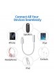 Kopfhörer-Adapter für iPhone 8 Aux Audio 3.5mm Kabel für Kopfhörer Audio Stereo Splitter Kopfhöreranschluss für iPhone X/XS Max/XR / 7/7 Plus 8/8Plus Unterstützung alle iOS