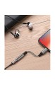 Lightning auf 3.5mm Kopfhörer Adapter BelayCords 3 5-mm-AUX-Audiokabel Stereoanschluss Dongle-Kabel Ohrhörer Kompatibel mit iPhone 12/12 Pro / 12 Pro Max / SE / 11 Pro Max / X XR XS XS Max 8 7 -Grau