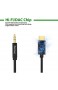 MEHRWEG Pixel 2 USB C zu 3.5mm Adapter Belkertech Typ C zu 3.5mm Kopfhörer Audio Kabel mit DAC Chip für Pixel 2 / 2XL Huawei Mate 10 Pro und andere USB C Gerät/Schwarz