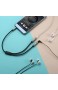 MillSO Audio Klinke Y Adapter 3 5 mm Kopfhörer Splitter Kabel - 3-polig Stereo Klinkenstecker zu 2X 3 5mm Buchse für Headset Lautsprecher Handys und Tablet -30CM