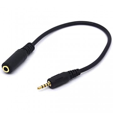 TomostRURUI Tomost Kopfhörer-Audio-Konverter 2 5 mm Stecker auf 3 5 mm Buchse 4-polig Stereo-Adapter