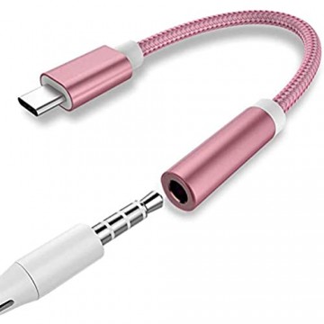 USB C AUX Kopfhörer Adapter USB C auf Klinke 3 5mm Audio Headphone Adapter