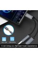 USB Typ C auf 3 5 mm Kopfhörer- und Ladegerät-Adapter 2-in-1 USB C auf AUX Audio Jack Hi-Res DAC und Schnelllade-Dongle Kabel kompatibel mit Pixel 4 3 XL Galaxy S21 S20 S20+ Plus Note 20 (grau)