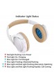 YOCOWOCO Drahtloser Bluetooth 5.0 Adapter für Bose QuietComfort QC25 Kopfhörer aptX/MIC/Lautstärkeregelung weiß