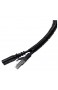 5m Spiralband 4mm (1 5-10mm) Kabelschlauch schwarz Flexibel Schlauch Schutz