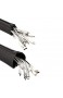 Commercial - Kabelschläuche Neopren anpassbar Reißverschluss Kabelführung-Set 48 3 cm (4 Stück)