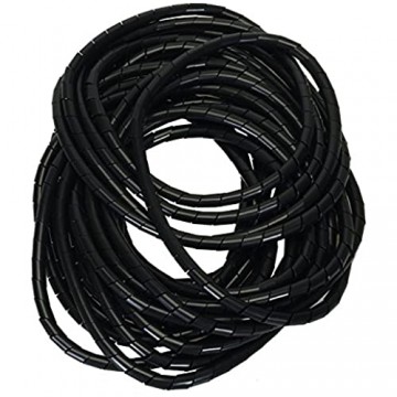 Flexible-Kabelspirale Spiralschlauch Kabelschlauch - Bündelbereich Ø 20-130 mm Länge 10 m SCHWARZ