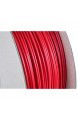 Glasseidenschlauch Isolier-/Gewebeschlauch - Ø-innen 2 0mm / 2m Abschnitt rot | Isolierklasse F 155°C