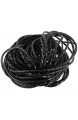 GTIWUNG Kabelschlauch Kabelspirale Spiralband Kabelschutz Flexibler Spiralschlauch Kabelorganisation Schwarz 15m