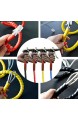 Insun 2m Kabelschlauch Spiral Kabelschläuche Zuschneidbar Kabel Organizer für Kabelschutz Kabel Verstecken Rot ∅ 8 mm