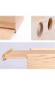 Insun Handgemacht Kabelbox aus Massivholz Schreibtisch Aufbewahrungsbox für Kabel Verwalten und Organisieren Karbonisiertes Holz M