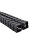 Kabelführung eckig Kuba Slim Line Länge:760 mm Kabelschlauch Made in Germany (schwarz)