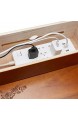 Vaorwne Kabel Management Box Holz Kabel Organizer Box für VerllNgerungs Kabel Strom Streifen üBerspannungs Schutz Draht Hell