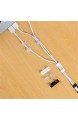16er Pack Selbstklebende Kabelclips Kabelhalter selbstklebende Wire Organizer Line Kabelclip Draht Kabel Halter Kabelklemme für Schreibtisch Netzkabel USB Ladekabel Ladegeräte und Audiokabel