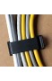50 Stück Kabel-Clips starke Klebepads Drahthalter Kabel-Organizer Kabel-Clips Schnurhalter für TV PC Laptop Ethernet-Kabel Desktop Home Office (schwarz)
