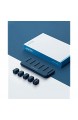 Anker Kabel Management magnetische Kabelhalterung Desktop Kabelbinder 5 Clips für Lightning-Kabel USB-C Kabel Mikro Kabel Klebt auf Holz Marmor Metall und Glas (in Blau)