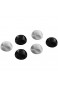 Hama Kabelhalter Kabelclips Candy (selbstklebend Organizer für bis zu 12 Kabel Dicke bis 6 mm) 6 Stück schwarz/weiß