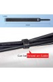 LuLyL 23 Stück langlebiges Kabelmanagement-Clip-Management 3 Desktop-Kabelwicklerbänder 20 Kabelmanagement-Clips Management- -Haken Selbstklebender Netzkabelstecker TV-PC-Kabelmanagementsystem