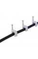 SDENSHI 100pcs Kabelschellen aus Kunststoff Kabelklemme Kabel Clips Draht Halter Kabelhalter - 16mm