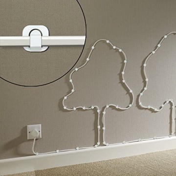 Selbstklebend Kabelschellen Zoiibuy 27 Stück Kabelhalter Kabelclip für Haus Büro Auto und PC Anbringen an Wand oder Schreibtisch für Kabelführung