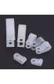 200 Stück Kunststoff-Nylon-Kabelklemme R-Typ P-Typ Drahtclip-Befestigungselemente Verschiedene Box 5.3R 3/16 6.4R 1/4 10.4R 3/8 13.2R 1/2 19R 3/4 23R 1(Weiß)