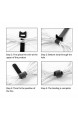 Homeriy Verstellbare Kabelbinder wiederverwendbar selbstgreifend 100 Stück