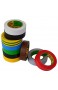Isolierband Reparaturband Set in verschiedenen Farben Länge 10 m Breite 15mm 10 Rollen universell für den Elektrobereich erfüllt VDE ÖVE & SEV