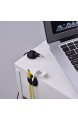Kabelclips 10PCS Universeller Kabelkabelhalter TPR USB Cable Organizer für Schreibtisch und Büro
