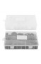 P-Clips 200 Stück Nylon-Kunststoff P-Verschlüsse 5 mm 6 mm 9 mm 12 mm 19 mm 28 mm Schwarz Weiß Clips Klemmen Sortiertes Set mit weißer Kunststoffbox(Weiß)