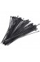 SHUAISHUAI Einfach zu verwenden 100 stücke selbsthemmend Kunststoff Nylon Krawatte Schwarz Kabelbinder Befestigungsring Kabel Krawatte Zip Wraps Gurt Nylon Kabelbindung