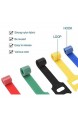 SHUAISHUAI Einfach zu verwenden 50 Stück T-Typ Nylon-Kabel-Krawatten Power Draht-Schleifen-Band-Multifunktions-Nylon-Riemen-Befestigungsmittel Wiederverwendbare magische Bandhakenschleife Krawatten