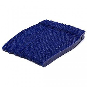 SHUAISHUAI Einfach zu verwenden 50 Stück T-Typ Nylon-Kabel-Krawatten Power Draht-Schleifen-Band-Multifunktions-Nylon-Riemen-Befestigungsmittel Wiederverwendbare magische Bandhakenschleife Krawatten
