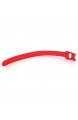 YAYANG Cable tie 10pcs Wholesale 12 * 150mm Nylon Wiederverwendbare Kabelbinder mit Ösen-Löchern Rücken an Rücken Kabelbinder Nylonhakenschleifenbefestigungsmanagement Durable (Color : Red)