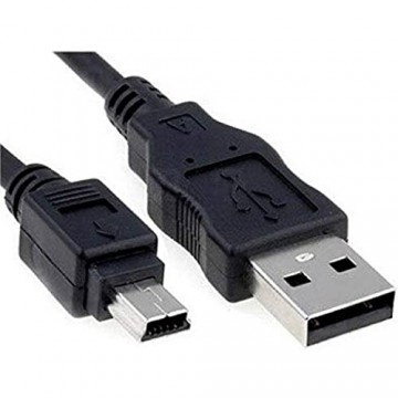 AKYGA Mini USB B 2.0 Stecker 5 Polig Kabel Sync Datenkabel Nikon Kamera 1.8 m AK-USB-03