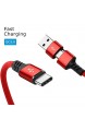 Amuvec Multi USB A/C Kabel 4 in 1 Universal Nylon Mehrfach Ladekabel Micro USB Typ C (QC3.0 Sync) 2 iP für Tablet Smartphone 12 11 X 8 Android Samsung Galaxy Huawei Xiaomi Kindle PS4 Echo Dot 1.2M