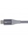  Basics - USB-2.0-A auf Micro-B-Kabel mit doppelt geflochtenem Nylon | 1 8 m Dunkelgrau
