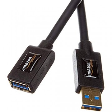 Basics USB 3.0-Verlängerungskabel (A-Stecker auf A-Buchse) 3 m (Abwärtskompatibilität zu USB 2.0 und 1.1 )