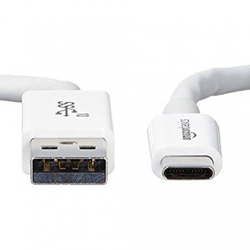 Basics - USB C Kabel auf USB Typ A USB 3.1 2. Generation 0 9 m Weiß