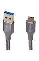 Basics USB-Kabel mit doppelter Nylon-Schirmung Typ C auf Typ A USB 3.1 Gen 2 (USB-IF-zertifiziert) unterstützt hohe Datenübertragungsraten bis zu 10 Gbit/s 0 3 Meter Dunkelgrau