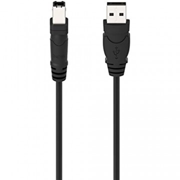 Belkin Pro-Serie Hi-Speed USB 2.0-Kabel USB-A auf USB-B für Drucker Scanner und externe Festplatten (1 8m) schwarz