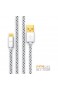 CSL - 3m Micro USB Kabel - 2 4A Schnellladekabel - Nylonkabel Metallstecker - High Speed Ladekabel Datenkabel für Android Smartphones Samsung Galaxy HTC Huawei Sony Nexus Nokia Kindle