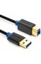 deleyCON 1 5m USB 3.0 Super Speed Kabel USB A-Stecker zu USB B-Stecker Datenkabel bis zu 5Gbit/s für z.B. Drucker Scanner Multifunktionsdruckern