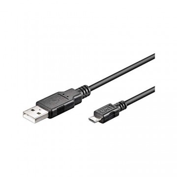 Goobay 93918 USB 2.0 Hi-Speed Kabel 1 m Schwarz - USB 2.0-Stecker (Typ A) > USB 2.0-Micro-Stecker (Typ B)