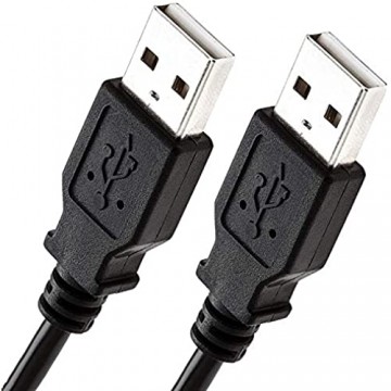 HOHT USB Kabel 2.0 High Speed Kabel A Stecker auf A Stecker USB Verbindungskabel; 3m Schwarz