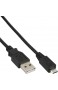 InLine 31750 Micro-USB 2.0 Kabel USB-A Stecker an Micro-B Stecker schwarz 5m